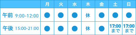 営業時間
